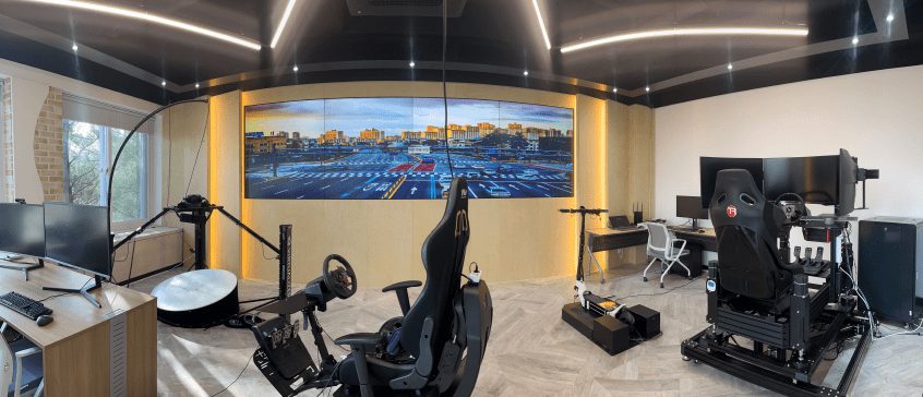 TUPA simulation lab — click to open the 3D tour